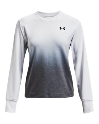 New Under Armour Girls' Favorite Terry Crew Shirt Choose Size and Color MSRP $35